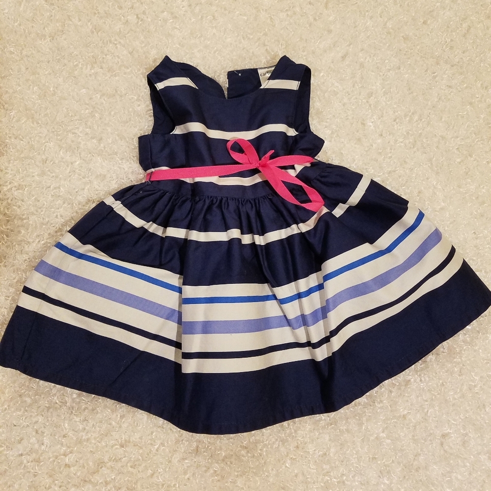 Baby Girls Carter's Size 3 Months Blue Dress